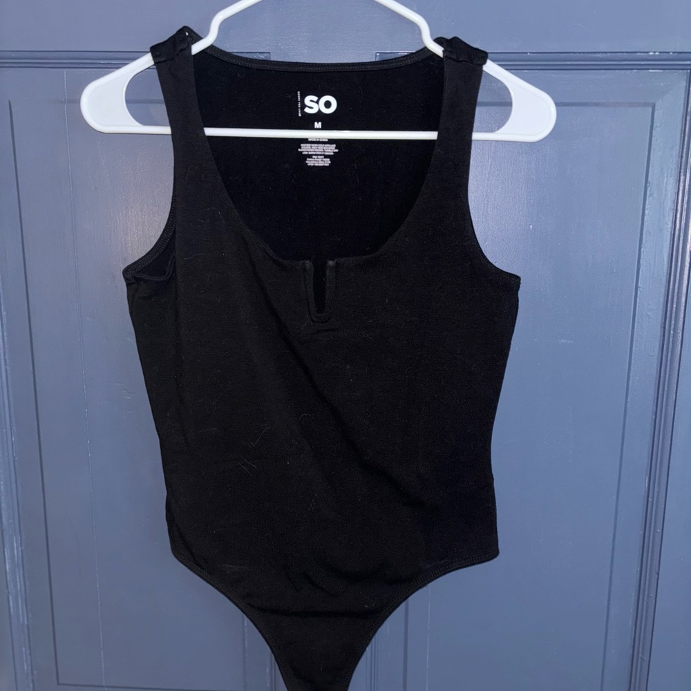 SO Classic Black Bodysuit